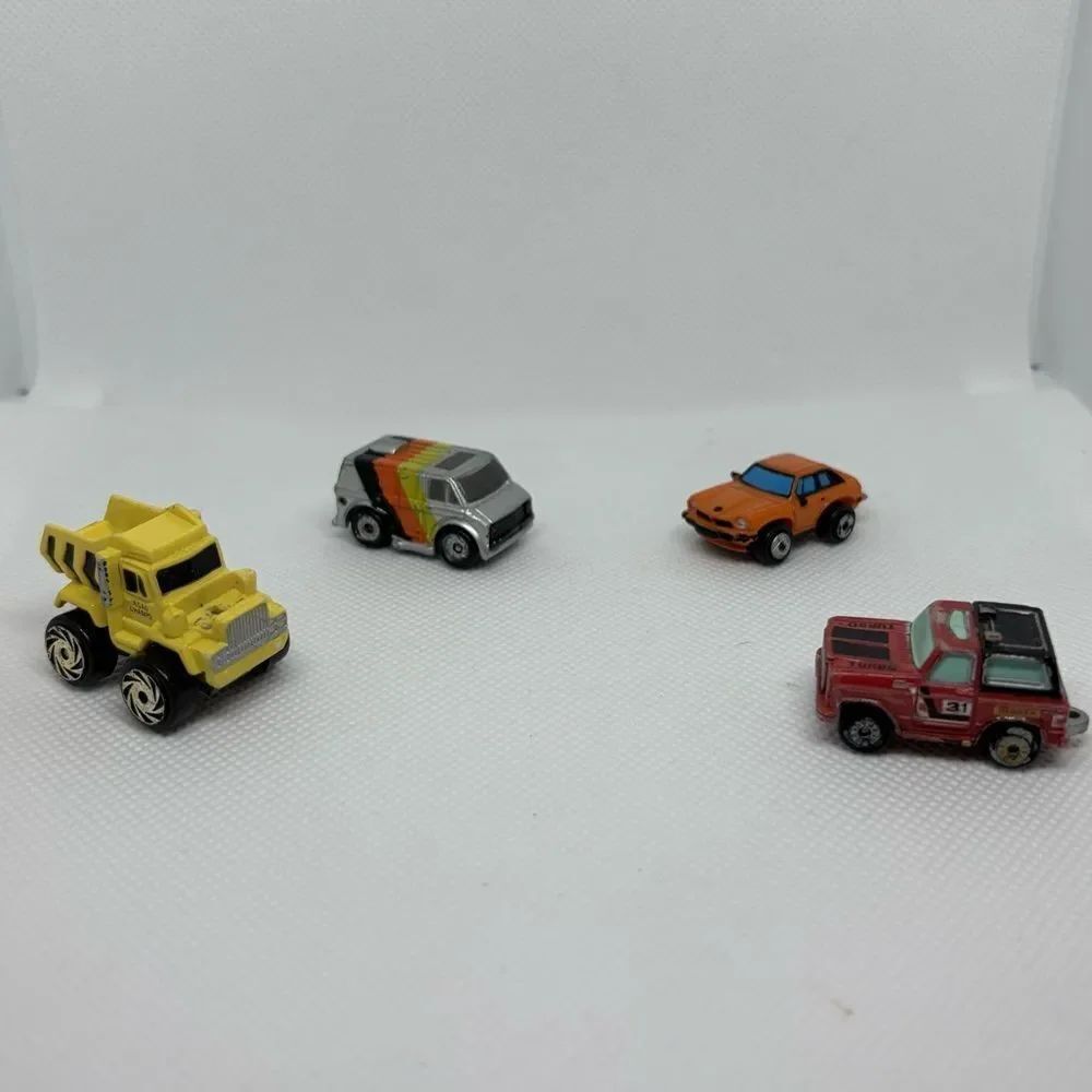 Vintage Micro Machines Toy Cars and Road Champs Truck set of 4